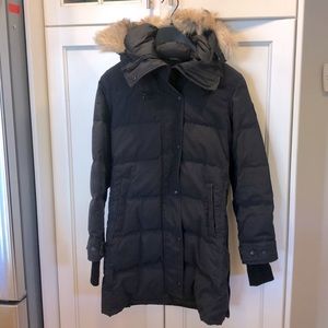 Black label Canada goose shelburne parka jacket
